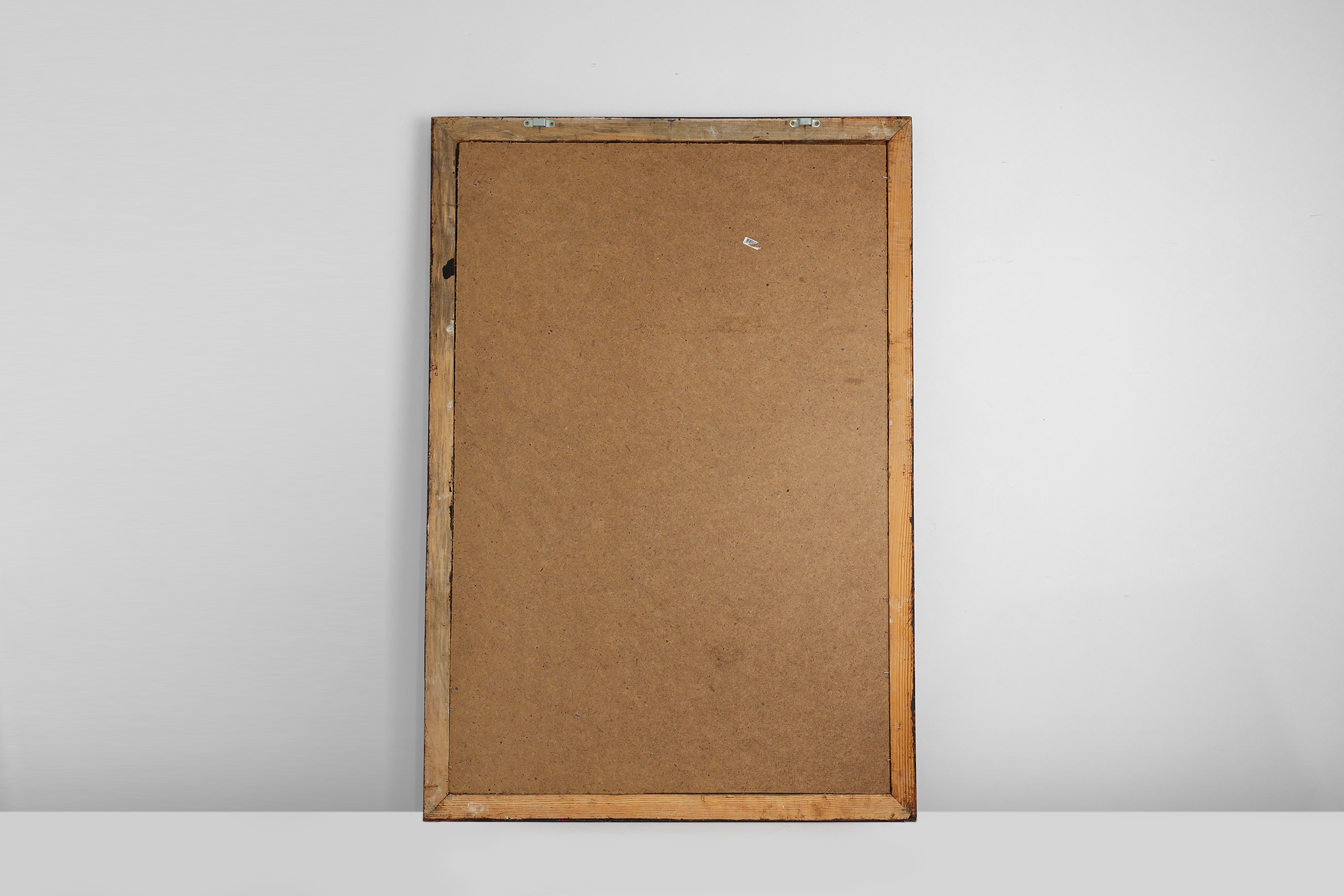 Antique French Facet-Cut Mirror in Carved Wood, circa 1850thumbnail